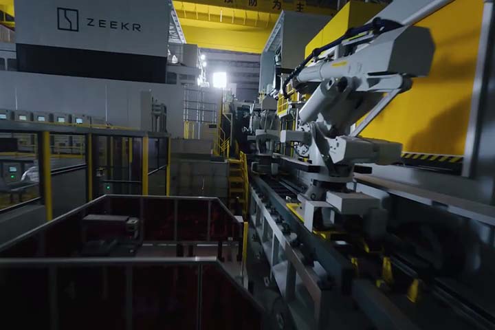 極氪一體化壓鑄黑科技藝術廣告片